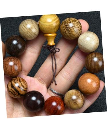 COLLBATH Sandalwood Beads Bracelet Multicolor Bead Bracelet Mens Necklace Stretchy Choker Necklace Buddha Bead Bracelet Bonding Bracelets for Couples Good Mood Wooden Bracelet Multi-jewel 2x2cm Assorted Color f - Buy Online on GoSupps.com