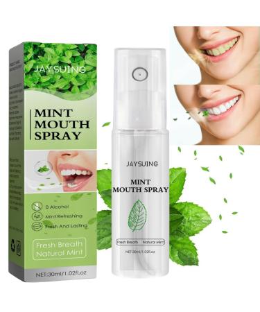 Breath Freshener Fresh Breath Essence Oral Care Spray Mouth Spray Gentle Mint Ingredients Mouth Spray for Bad Breath Refreshing and Moisturizing Bad Breath Treatment for Adults Mouth Freshener