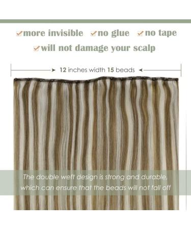 Shop Laavoo 50cm Micro Tressen Extensions - Blonde Highlighted Real Hair 50g EZ Weft Perfect for Summer Looks - Buy Online on GoSupps.com