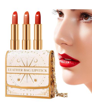 G n rique Matte Lipstick | 3 Shades Matte Set Anti-Smudge Natural Beauty Waterproof for Travel and Vacations