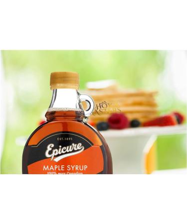Maple Syrup - 100% Pure Canadian Maple Syrup Grade A Amber Rich Maple Syrup with Caramel Taste - Great for Pancakes Waffles and Baking 330ml - Buy Online on GoSupps.com