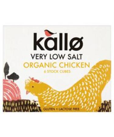 Kallo Org Chicken Broth Cubes L 51g