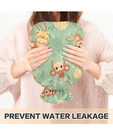 NAANLE Palmbatt Affe 1L Transparent Hot Water Bottle with Cover - Ideal for Pain Relief & Heat Therapy - Buy Online on GoSupps.com