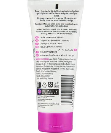 Beauty Formulas Hand & Nail Conditioning Lotion - Buy Online on GoSupps.com