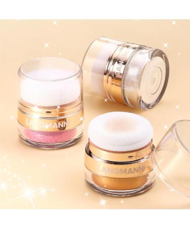 AKARY Silver Shimmer Powder Highlighter | Intense Glow Illuminator Makeup | High Impact Dewy Finish (0.25 oz - Buy Online on GoSupps.com