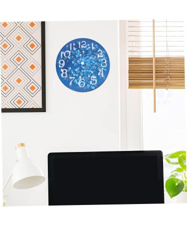 NUOBESTY 1pc Clock Mold Clocks Silicone Molds Digital Clock Time Clock Craft Accessories Number Wall Clock - Buy Online on GoSupps.com