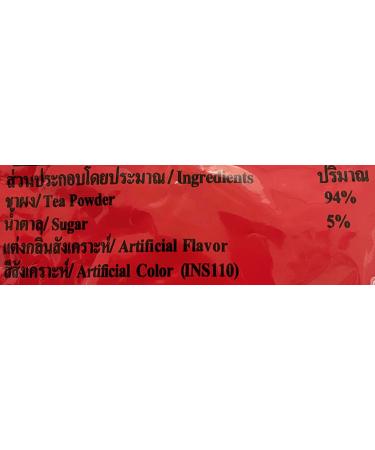 Number One Thai Iced Tea Mix - 2 x 400g Bags - Authentic Taste Imported From Thailand - Ideal for Restaurants - Buy Online on GoSupps.com