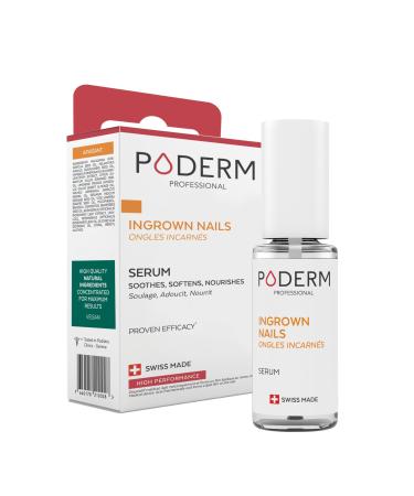 PODERM - INGROWN NAILS EMOLLIENT TREATMENT 2-in-1 - Relieves pain prevents infection - Lubricates the nail and softens callouses - Professional solutions for hands/feet - Quick & easy - Swiss Made