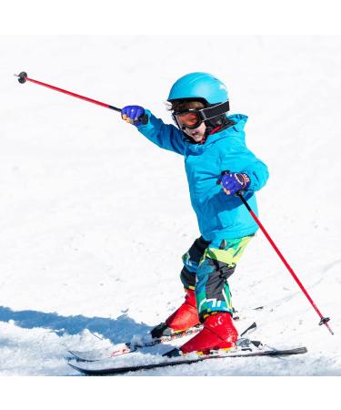 Flintronic Children's Ski Gloves - Waterproof Windproof Fleece for Girls (6-9 Years) - Adjustable Cuffs Perfect for Snowboarding & Skiing - Buy Online on GoSupps.com