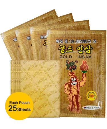 DEAD SKIN Korean Traditional Herbal Patch with Ginseng Power Strips 25 Counts x 4 Packs - Buy Online on GoSupps.com