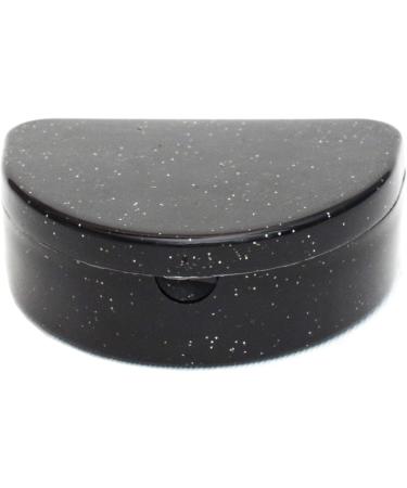 Slim Orthodontic Dental Case - Colour & Glitter Choices for Retainers Bleaching Trays Dentures & More (Glitter Black) - Buy Online on GoSupps.com