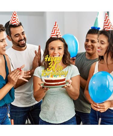 30th Birthday Party Decorations - Glitter Cake & Cupcake Toppers for Women & Men - Celebrate 30 Years with Joy! - Buy Online on GoSupps.com