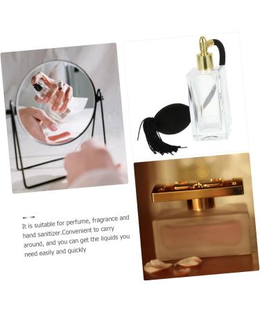 Beatifufu 1pc Perfume Bottle Perfume Bottle Essential Oil Bottle Shampoo Dispenser Spray Empty Bottle Essential Oil Perfume Shampoo Container Spray Glass Cover Travel Vintage 11.00X4.00X3.50CM Black - Buy Online on GoSupps.com