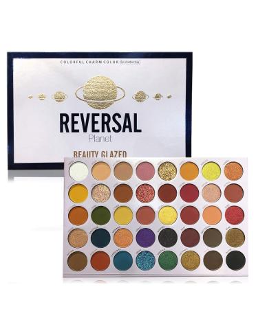 Beauty Glazed 40 Color Reversal Planet Eyeshadow Palette - Waterproof Shimmer & Shiny Makeup for Smoky Eyes | International Shipping - Buy Online on GoSupps.com