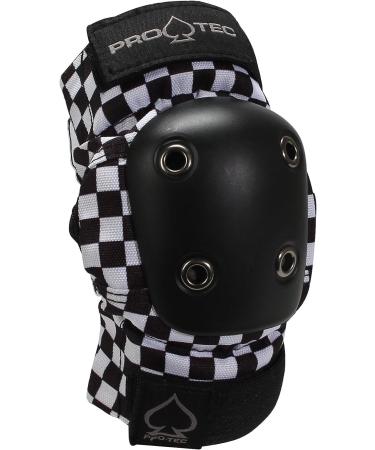 Pro-Tec Black Checker Elbow Pads | Impact Protection for Skating & Sports - Buy Online on GoSupps.com
