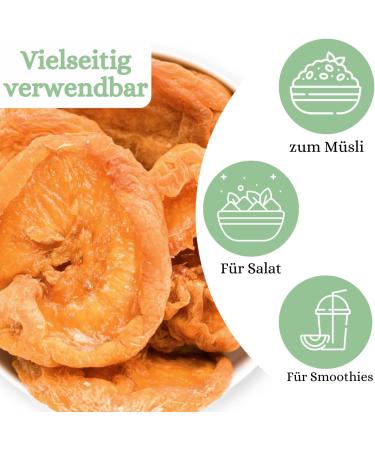  1001 Frucht 1001 Frucht Lightly Dried Peach Dried Fruits Untreated No Additives Juicy Peach Sun Dried Peach No Genetic Agents (1000g) - Buy Online on GoSupps.com