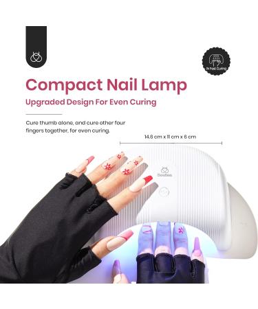 Beetles Gel Nail Polish Kit - 32 Colors Glitter Set with 36W UV LED Light | Soak Off Base Top Coat Builder Blooming Temperature Color Changing Gel - Manicure DIY Home - Buy Online on GoSupps.com