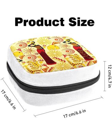 GIAPB Period Bag Sanitary Napkin Tampon Makeup Pad Pouch - Ancient Women Color553 - Buy Online on GoSupps.com