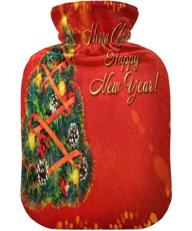 KCLDECI 2L Hot Water Bottle with Cover - Pain Relief & Foot Warmer | Perfect for New Year Heat Therapy - Buy Online on GoSupps.com