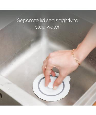 Full Circle Sinksational Sink Strainer & Stopper - WhiteGray | Kitchen Essential - Buy Online on GoSupps.com
