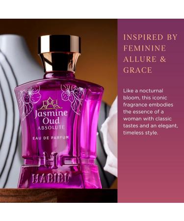 Jasmine Oud Absolute Long-Lasting Arabian Perfume For Women Eau de Parfum for Women (2.5 Oz) Woody & Floral Premium Fragrane - Valentine's Day Gift With Notes of Leather Violet Rose & Oud - Buy Online on GoSupps.com