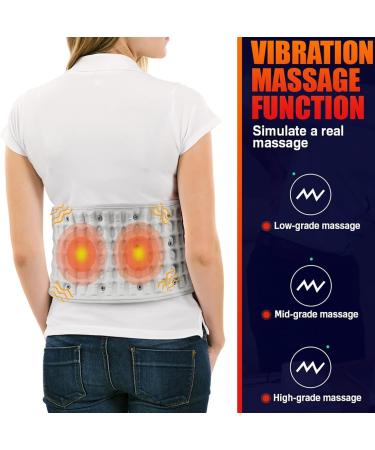 FoRes Inflatable Waist Brace Belt - Heating & Massage with Adjustable Vibration & Temperature - Improve Blood Circulation & Comfort - Buy Online on GoSupps.com
