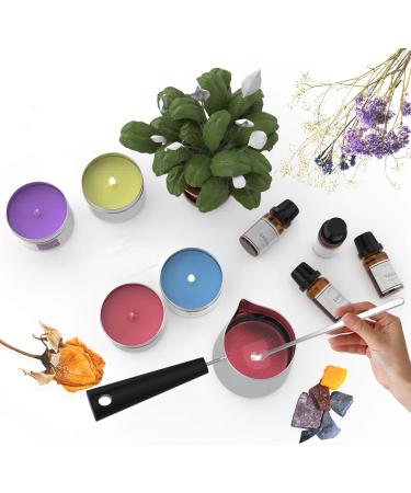 Candle Making Kit for Adults and Kids - Soy Wax, Fragrance Oils, Wicks, Dyes, Jars, Melting Pot - DIY Starter Scented Candle Making Craft Kit - Buy Online on GoSupps.com