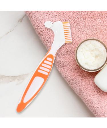 Healeved Toothbrush 2 Sets - Double-Sided Denture Brush with Carrying Case | False Teeth & Denture Cleaning Tool - Buy Online on GoSupps.com