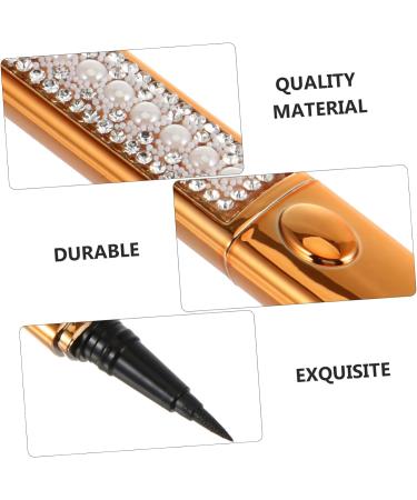 Beavorty 2pcs Self Adhesive Mascara Eyelash Tools Eyeliner Black Tool for Makeup Non-magnetic Cosmetic 1 count (Pack of 1) Goldenx2pcs - Buy Online on GoSupps.com