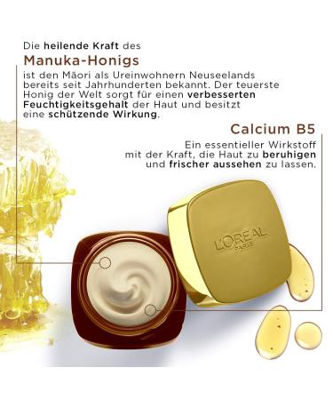L'Or al Paris Age Perfect Extra-Rich Day Care - Anti-Aging Facial Cream for Very Ripe & Dry Skin (50ml 2-Pack) with Manuka Honey & Calcium B5 - Buy Online on GoSupps.com