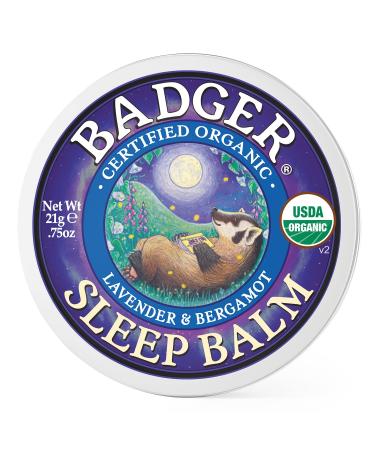 Badger Company Organic Sleep Balm Lavender & Bergamot .75 oz (21 g)