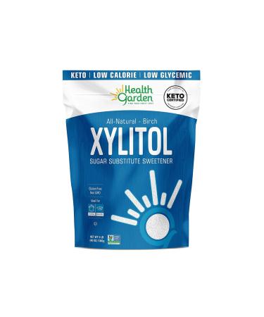 Health Garden Birch Xylitol Sweetener - Non GMO - Kosher - Made in the U.S.A. - Keto Friendly (3 lbs)