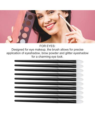 Silicone Eyeshadow Brush Set Soft Reusable Brushes for Liquid Eye Shadows Long Lasting Applicator with Curved Tip Portable Design - Buy Online on GoSupps.com