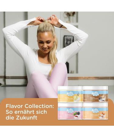 Bodywish Nougat Tasty Powder - Low-Calorie Sugar Substitute | Natural Flavor | 3 x 150g - Buy Online on GoSupps.com