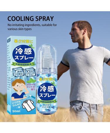 Refreshing Spray - Summer Cooling Spray Instant Cooling Spray | Peppermint Refreshing Mist Cooling Spray Hot Flashes Relief Spray - Buy Online on GoSupps.com