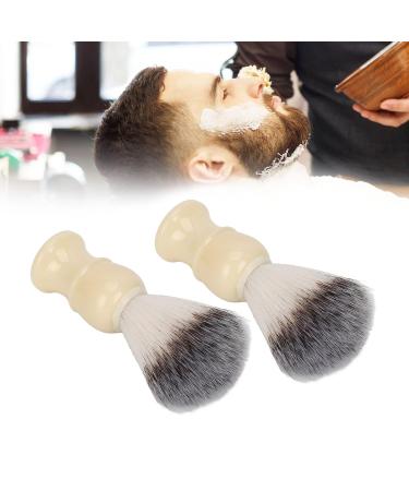 2 Pack Men's Beard Brush - Fine Synthetic Bristles for Grooming & Shaving - Perfect Home Salon Accessory - Buy Online on GoSupps.com