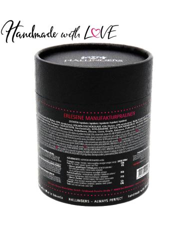 Hallingers Thank You XXL - Handmade Pralines Gift Can (500g) | Alcohol-Free Noble Cocoa Chocolates | Perfect for Mother's Day Father's Day & Birthdays - Buy Online on GoSupps.com