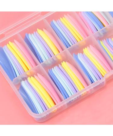 100 Pcs Acrylic Nail Tips - Professional False Nails for Nail Studios & Women | Pure Color Long Artificial Fingernails - Buy Online on GoSupps.com