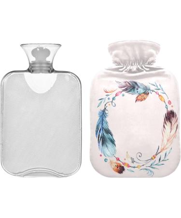 1L Heat Bottle - Durable Warm-Up Bag for Hand Foot & Neck Pain Relief | Watercolor Flower Patterns - Buy Online on GoSupps.com