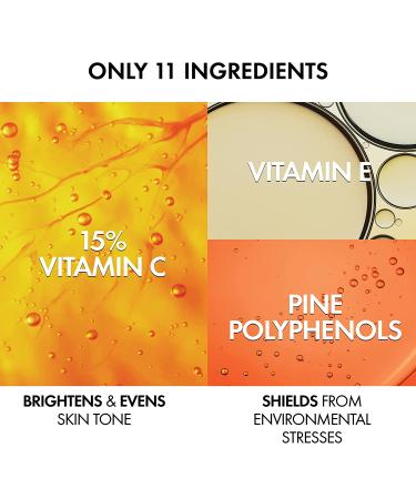 Vichy LiftActiv Vitamin C Serum - Brightening Skin Corrector 3 Fl Oz | Anti-Aging & Radiance Boost - Buy Online on GoSupps.com