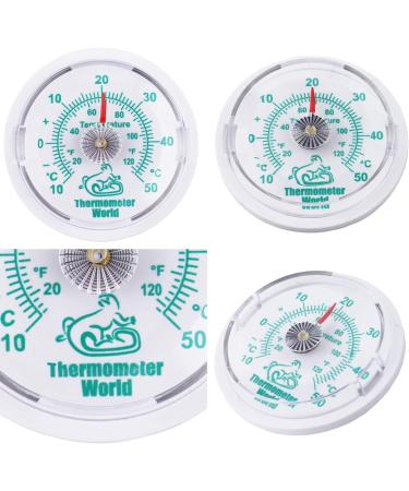 Vivarium Thermometer to Monitor Temperature In Reptile Tanks and Vivariums - 65MM Reptile Thermometer Temperature Gauge - Buy Online on GoSupps.com
