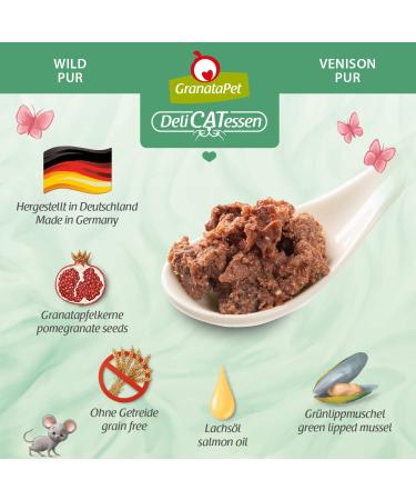 Granapet Delicatessen Wild Cat Food - High Meat Grain-Free No Sugar Additives 6 x 800g Pack - Buy Online on GoSupps.com