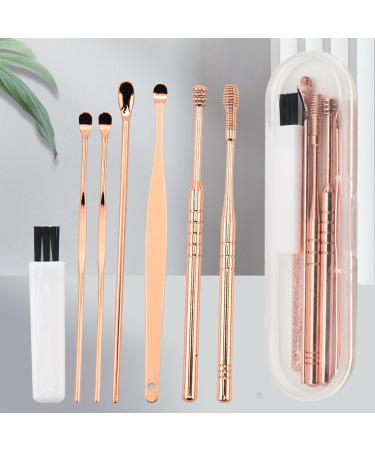 Fovolat Ear Wax Removal Tool | set Ear Cleaner Ear Cleaner Remover | Ear Cleansing Tool Set Ear Curette Ear Wax Remover Tool With Cleaning Brush And Storage Box - Buy Online on GoSupps.com
