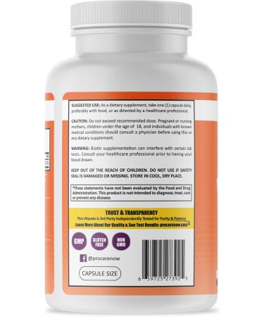 ProCare Health | Biotin | 10 000mcg | 120 Count - Buy Online on GoSupps.com