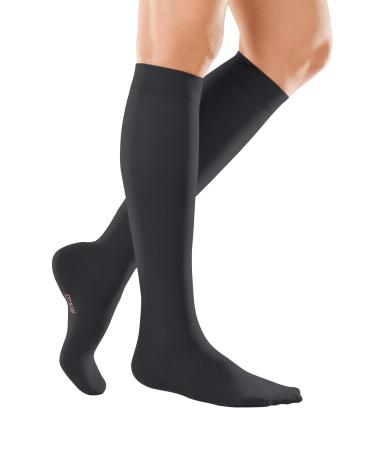 Medi Medive Elegance - 0249516 Knee -length women compression stockings with closed lace |CCL2 |Split ligamer |Black |Gr.VI normal