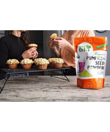 Pumpkin Seed Protein Powder - Premium Quality in Convenient Resealable Pouch - Buy Online on GoSupps.com