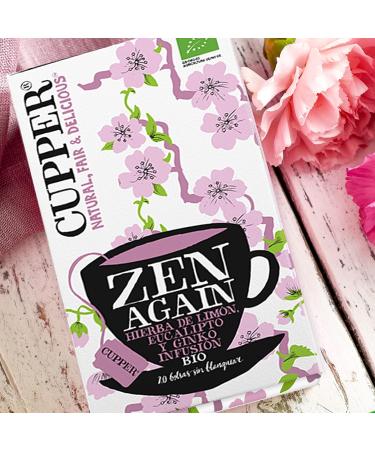  CUPPER Cupper Zen Again Infusion 20 sachets (Organic) - Buy Online on GoSupps.com