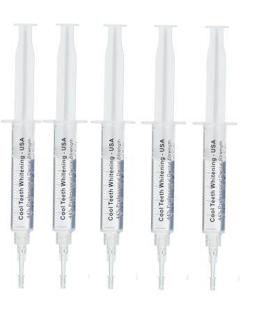 Cool Teeth Whitening Gel Refills Carbamide Peroxide Refill 5 Dispenser Tubes DIY 25 Treatments Tooth Whitener Bleaching Dentist Grade Strength Enamel Safe Whitener - Buy Online on GoSupps.com