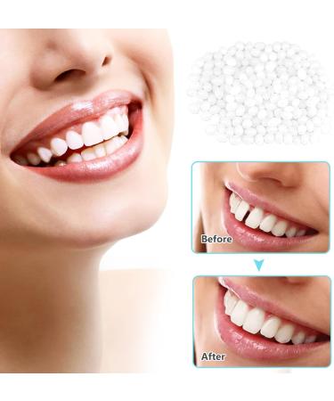 Instant Smile Veneers - 1 Pair False Teeth Top and Bottom Set for Men Women - Cosmetic Whitening with Thermal Beads - Buy Online on GoSupps.com