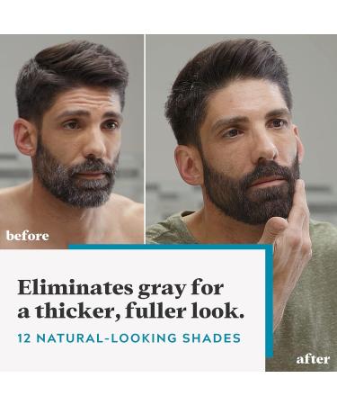 Just For Men Mustache & Beard Beard Dye for Men with Brush Included for Easy Application & Touch Of Grey Gray Hair Coloring for Men with Comb Applicator - Buy Online on GoSupps.com